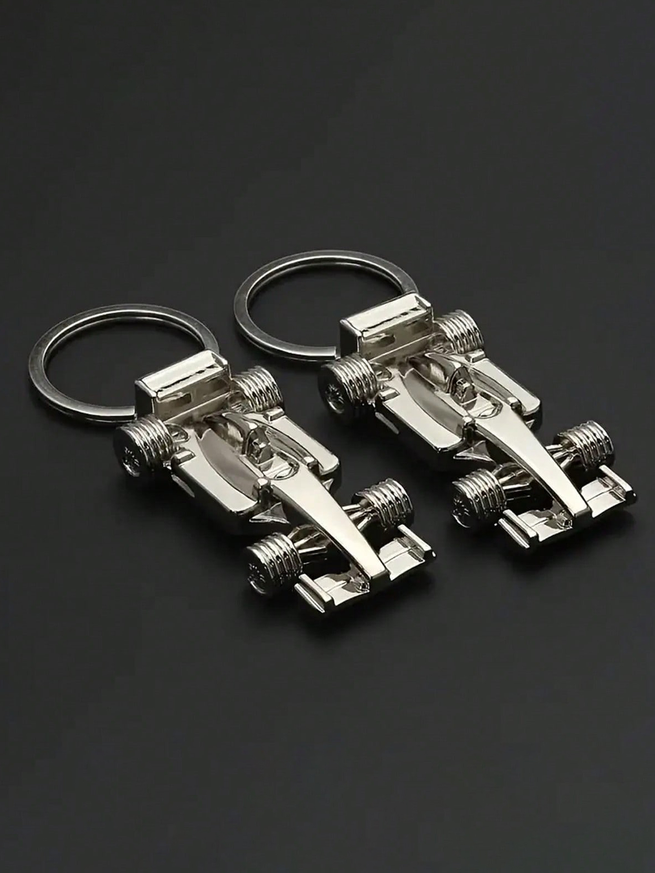 Custom 3D Race Car Keychain